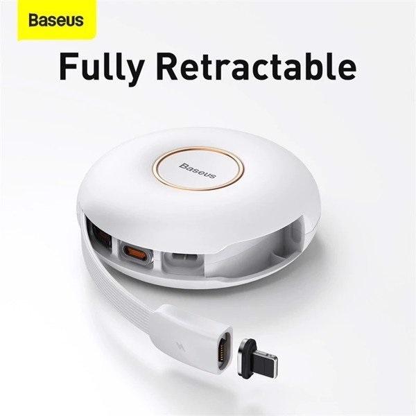 Cáp sạc 3 đầu từ tính Baseus Zinc Magnetic One-for-three Safe Fast Charging - Hàng chính hãng