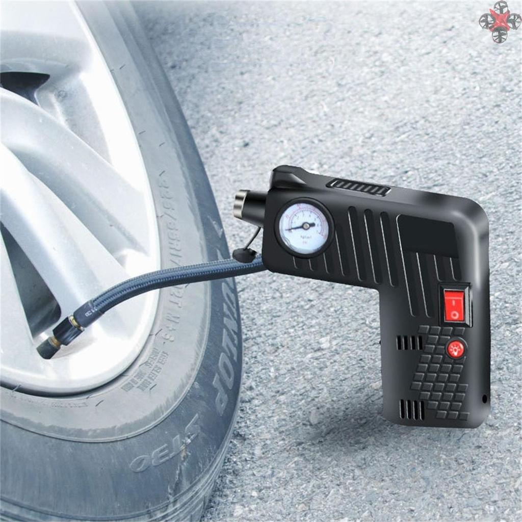 Bộ Dụng Cụ Bơm Lốp Xe Ô Tô 12v Tiện Lợi