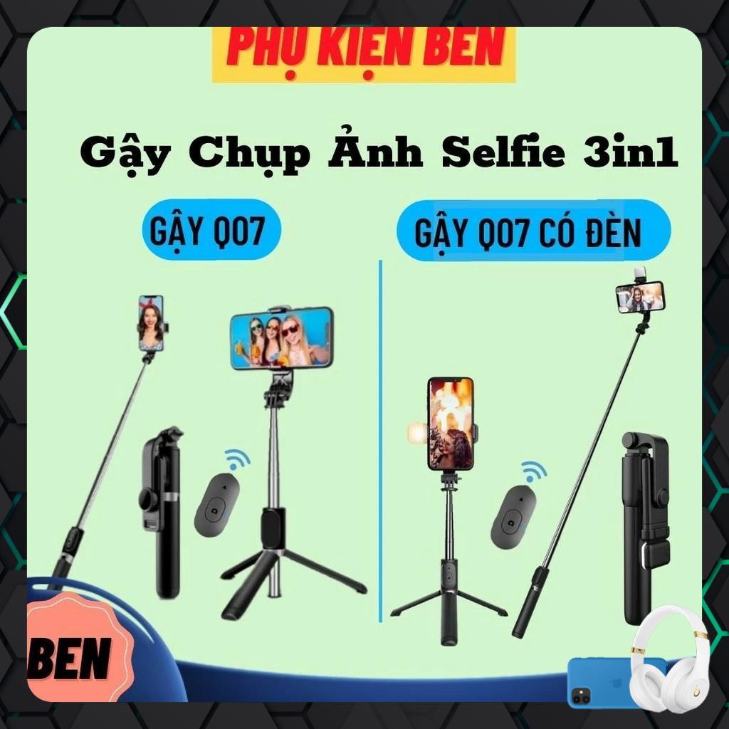 Gậy Chụp Ảnh Tự Sướng Bluetooth 3 Chân Đa Năng Q07