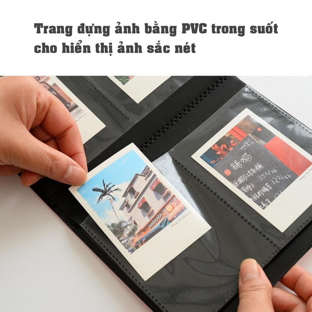 Album ảnh 8x10 đựng 72 tấm bìa da hình chú mèo để ảnh mini, ảnh 6x9 ép plastic ảnh cho con binder đựng card