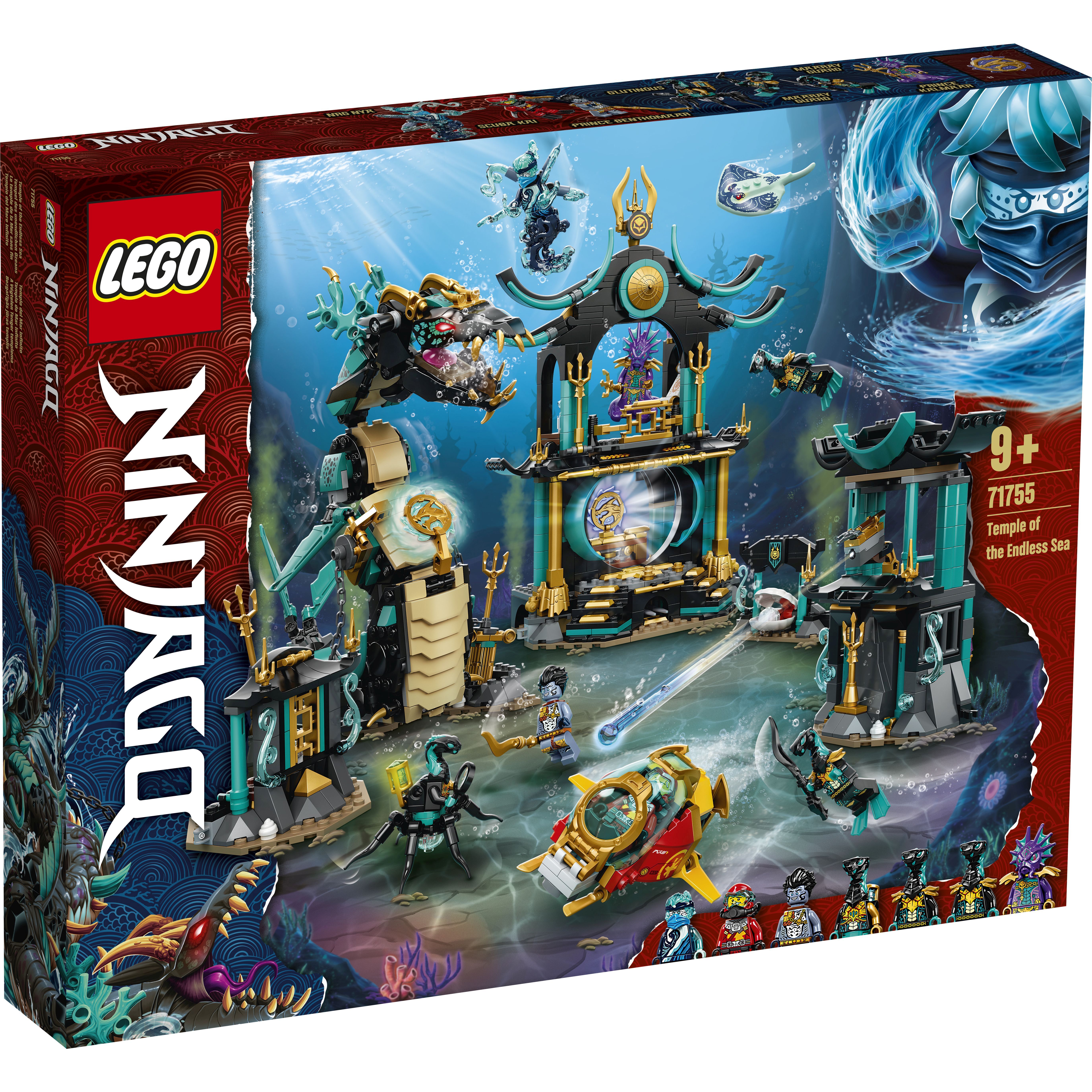 LEGO Ninjago 71755 Ngôi đền rồng dưới đại dương (1060 chi tiết)