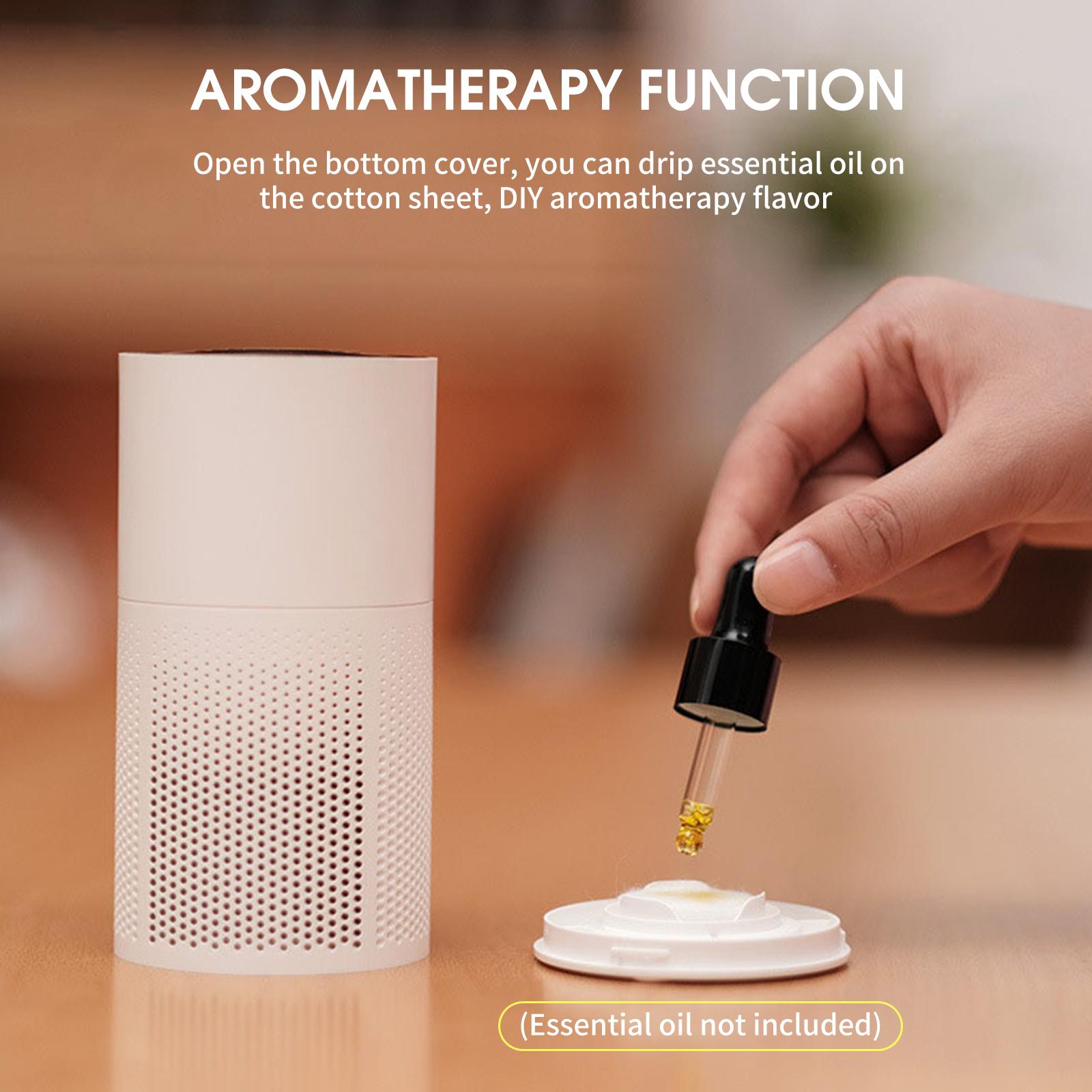 Máy Lọc Không Khí Ion Âm Để Bàn Với Đèn Chiếu Sao Usb Di Động Làm Sạch Không Khí