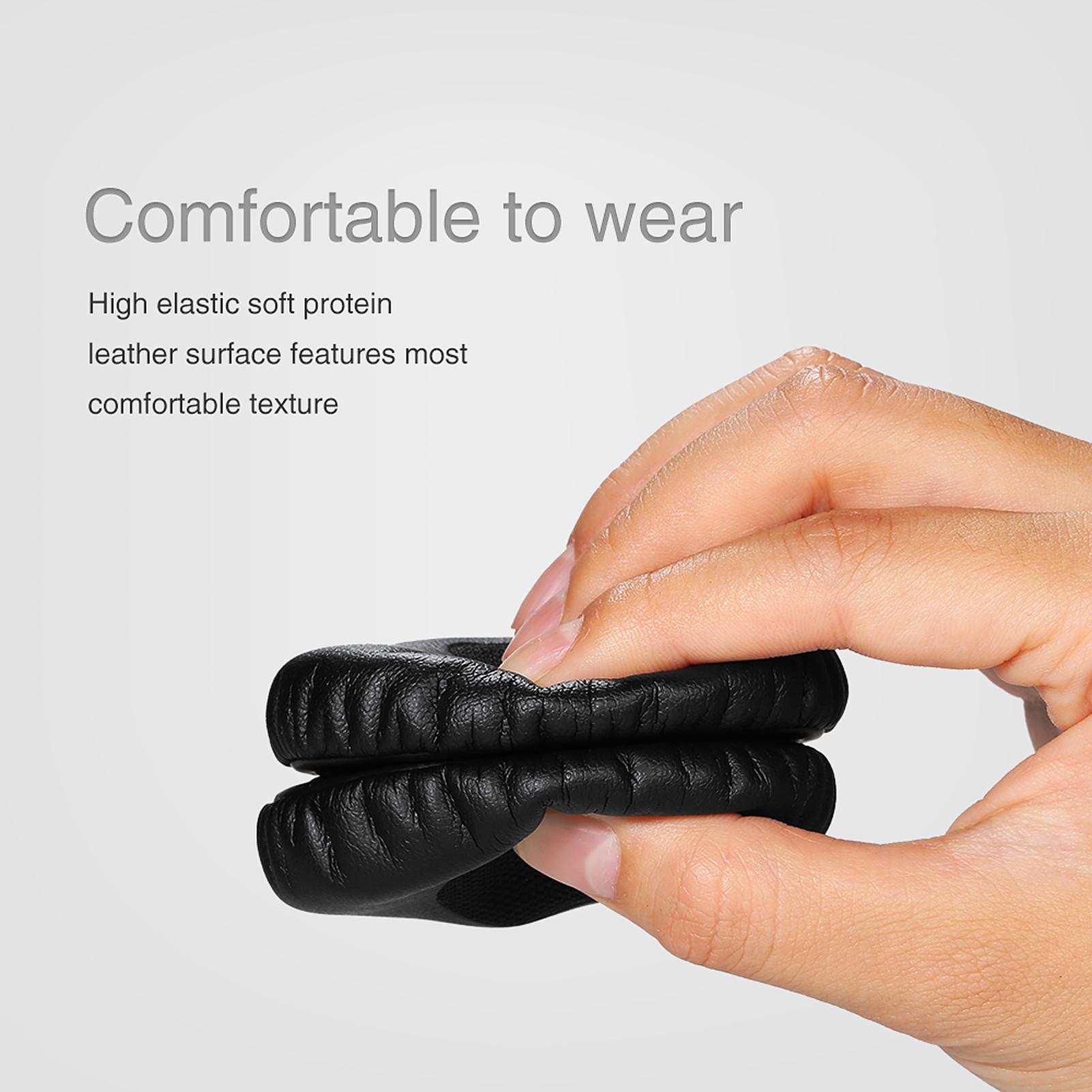 Replacement Memory Ear Pad Protein Leather Around Ear Cups Cushion Cover Compatible with Bose ON EAR OE2 OE2I &