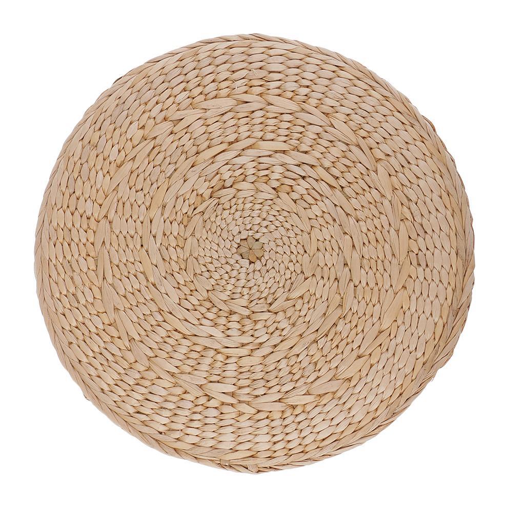 2X 30 cm weaving tatami cushion seat mat round cushion tea chair