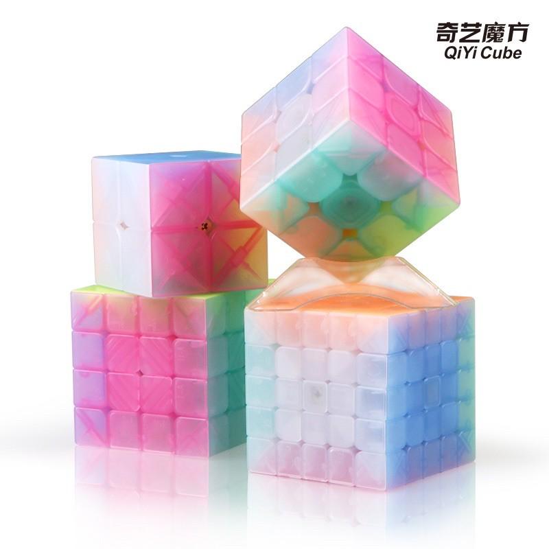 Bộ Sưu Tập Rubik Jelly QiYi 2x2 3x3 4x4 5x5 Tam Giác Cao cấp