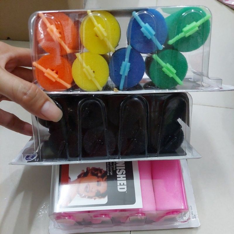 Bộ 8 lô cuốn tóc xoăn bằng mút - Loại Tốt