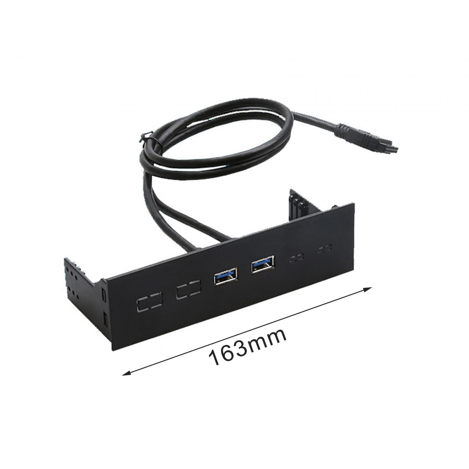 5.25" Front Panel Optical Drive Front Panel,Multifunction,High Speed USB Hubs Plug and Play USB Front Panel Adapter ,Computer Expansion Board