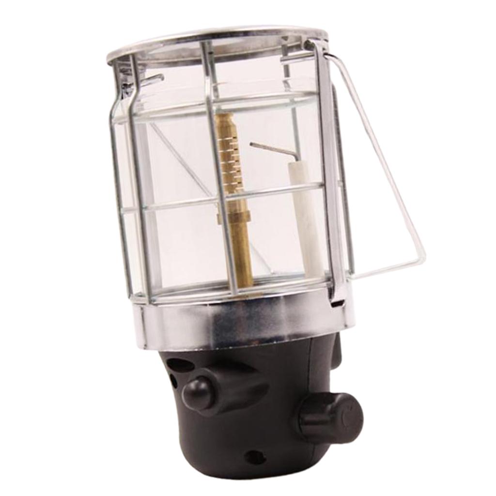 2pcs Camping Gas Lantern Outdoor Portable Double Mantle Butane Gas Lamp Light