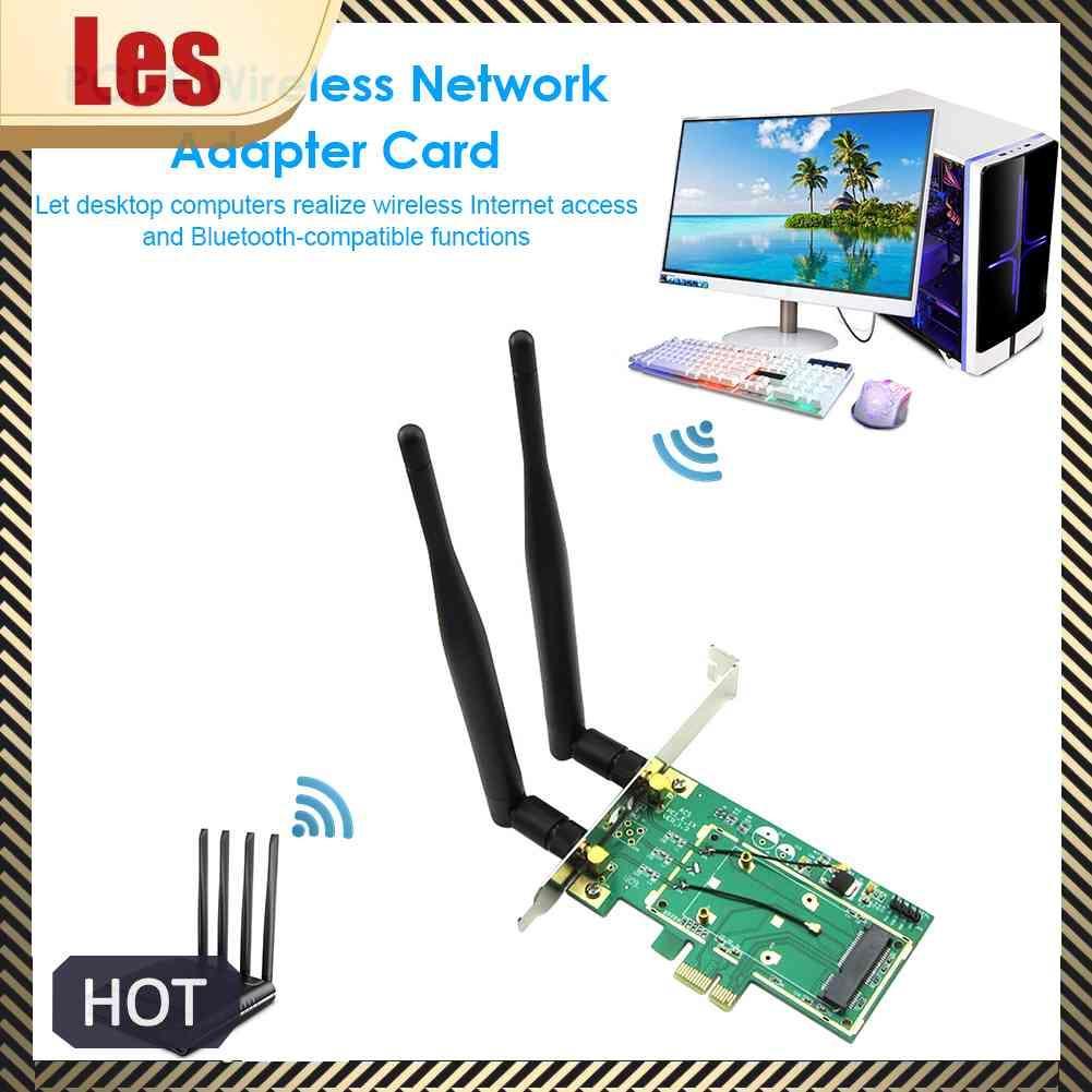 Thẻ Mạng Không Dây Mini PCI Express Sang Desktop PCIe