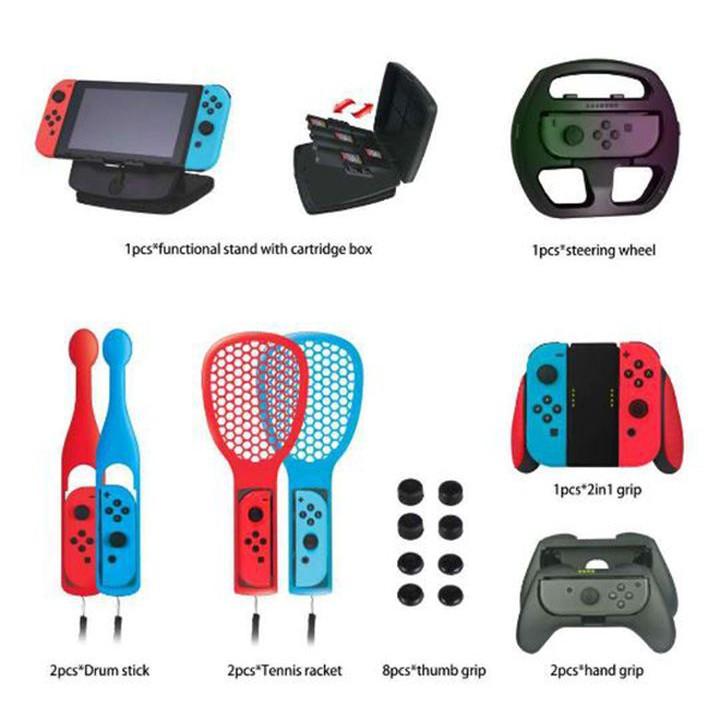 Bộ phụ kiện đa năng 19in1 cho Nintendo Switch - KJH-Switch-24 - Hồ Phạm