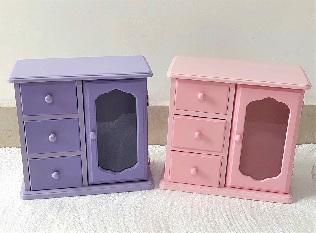 Hộp Nữ Trang Gỗ Nhiều Màu, Hộp Đa Năng 25x13 cm Xinh Xắn Tinh Tế - Hàng VN Xuất Khẩu