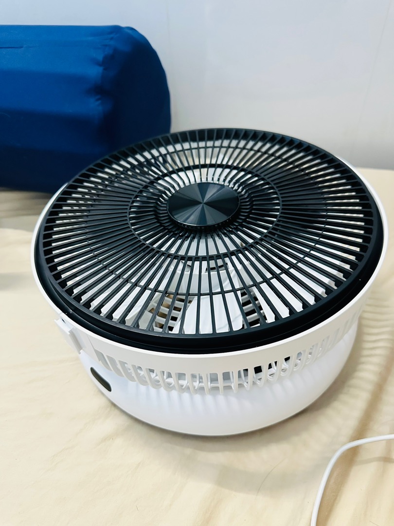 Quạt tích điện gấp gọn thông minh RoHS 10800mAh dùng tới 50h khiển từ xa xuất EU - Hàng chính hãng