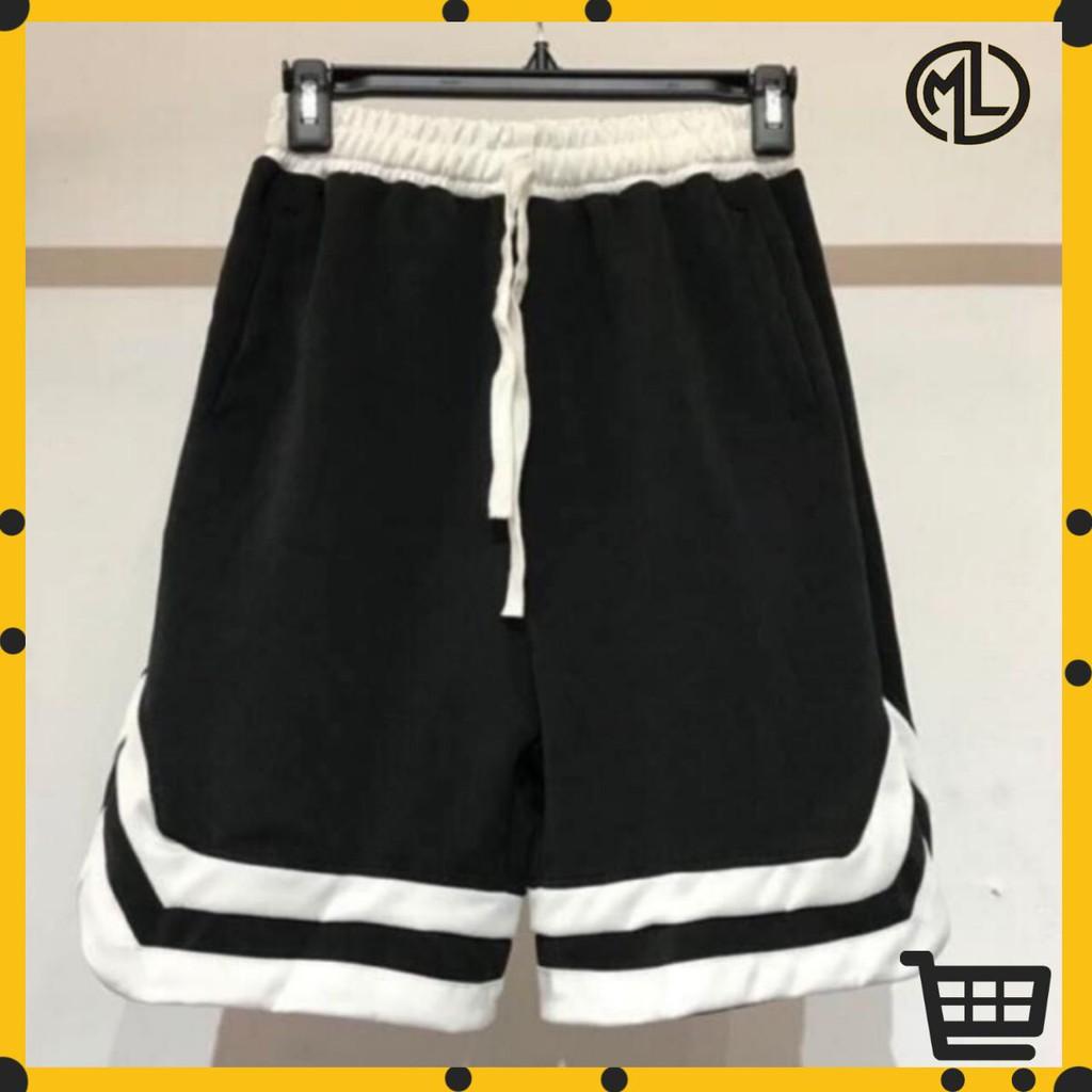 Quần Short 2V thể thao trẻ trung năng động unisex - vải thun poly dày dặn không xù SHOP MAYLAN
