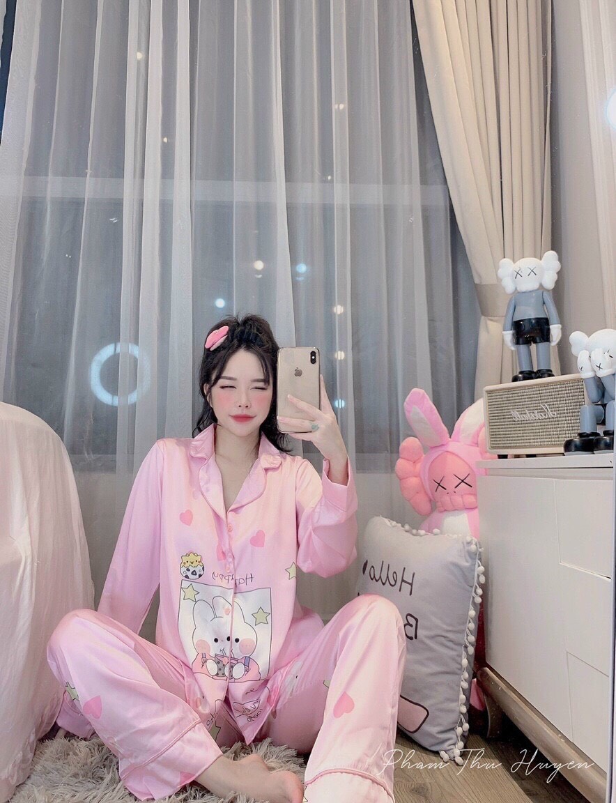 Bộ tay dài quần dài dễ thương