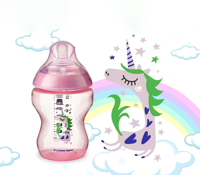 Bình sữa ty Tommee Tippee Closer to Nature siêu mềm tự nhiên 260ml, núm ty đi kèm 3-6 tháng