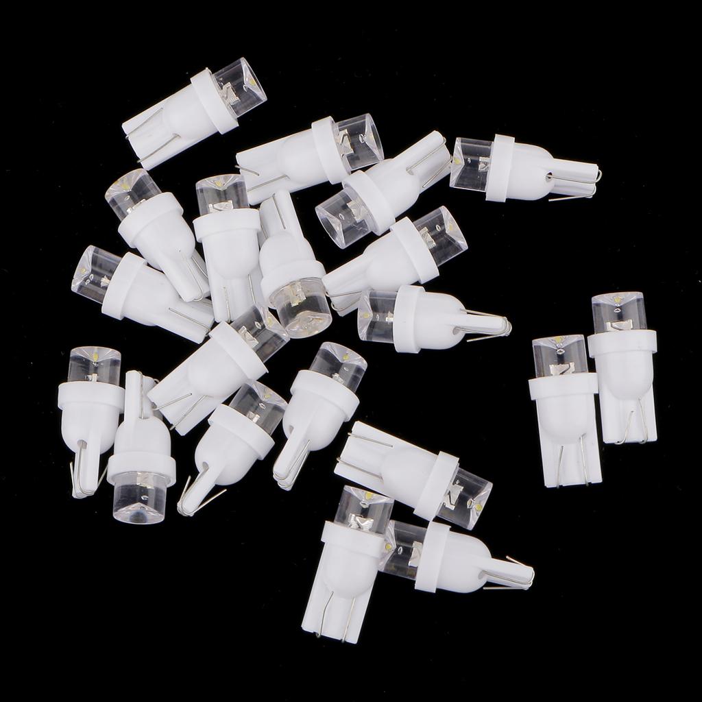 20pcs T10 5050 5SMD Super Bright White LED Car Light Wedge Lamp Bulbs DC12V