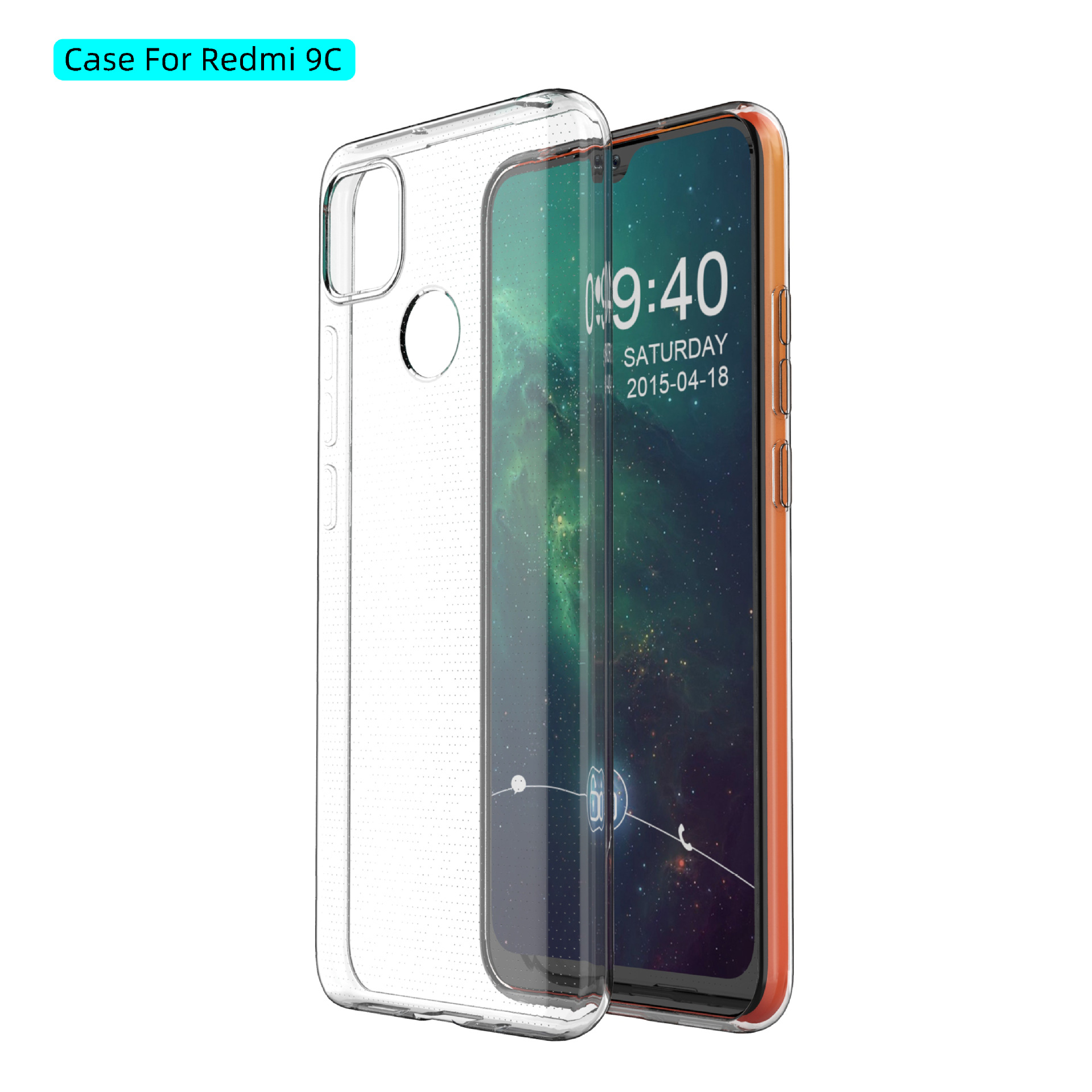 Ốp Lưng dẻo trong suốt cho Redmi 10A silicon trong suốt cao cấp A+