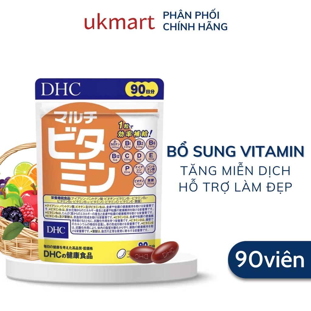 Thực Phẩm Bảo Vệ Sức Khỏe Viên Uống Vitamin Tổng Hợp DHC Multi Vitamin Nhật Bản 90 Ngày