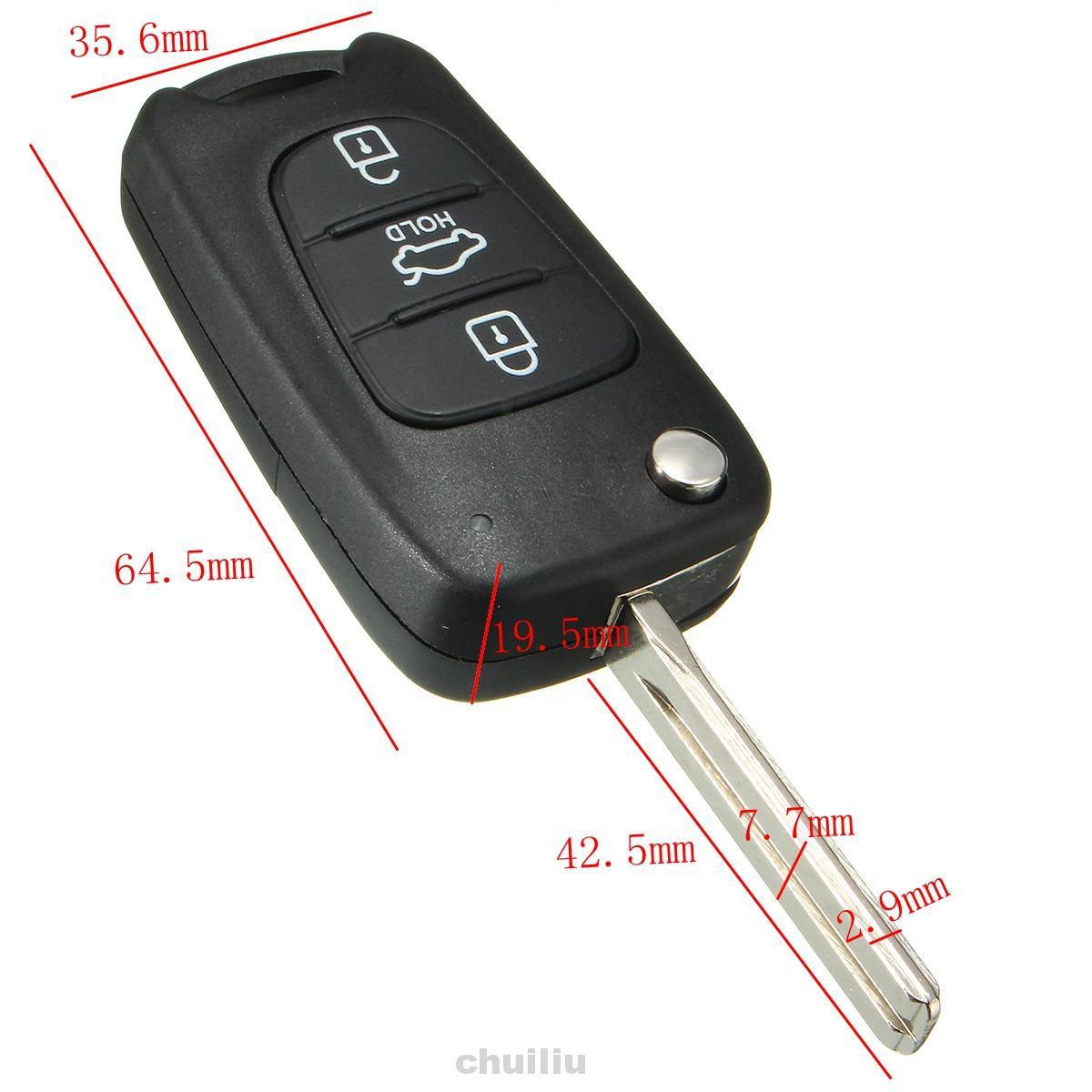 Vỏ 3 Nút Bảo Vệ Chìa Khóa Điều Khiển Từ Xa Cho Kia