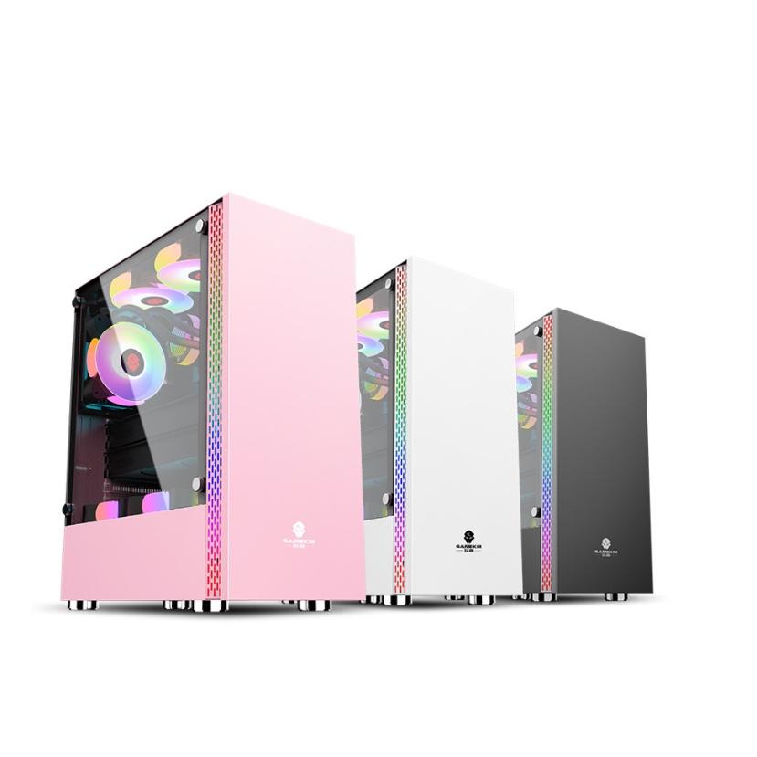 Vỏ Case máy tính Armor Pure Powder ATX Pink / White