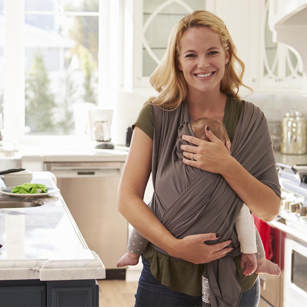 Tất Cả Trong 1 Co Giãn Len Cho Bé Baby Sling Trẻ Sơ Sinh Tàu Sân Bay Điều Dưỡng Da Tay Quấn Bé Sau Sinh Dây tuyệt Vời Cho Bé Tặng