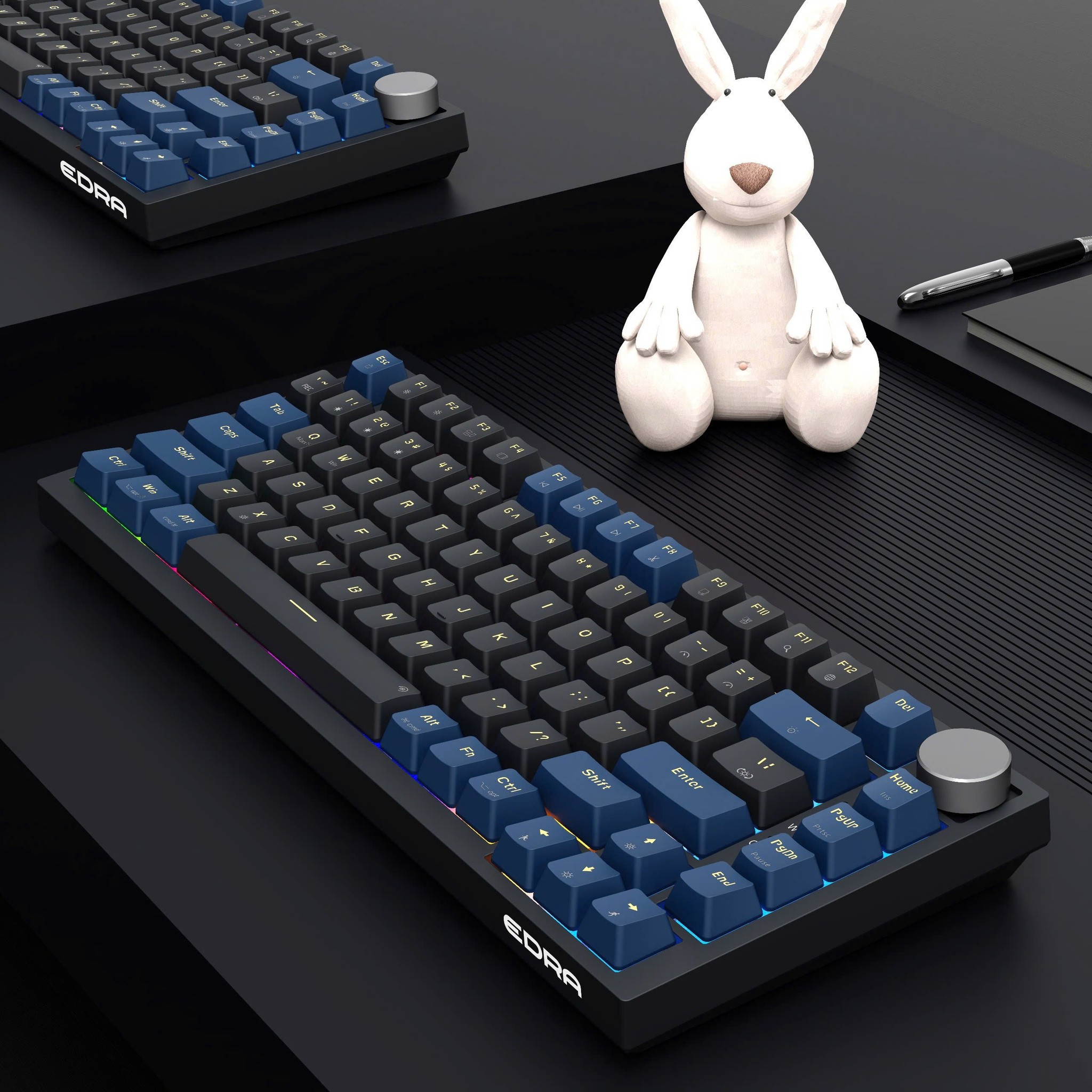Bàn phím cơ có dây gaming EDRA EK375V2 - Beta - Hàng Chính Hãng