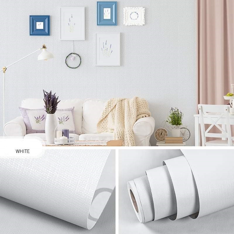 Cuộn 10m giấy dán tường Pastel có keo sẵn.