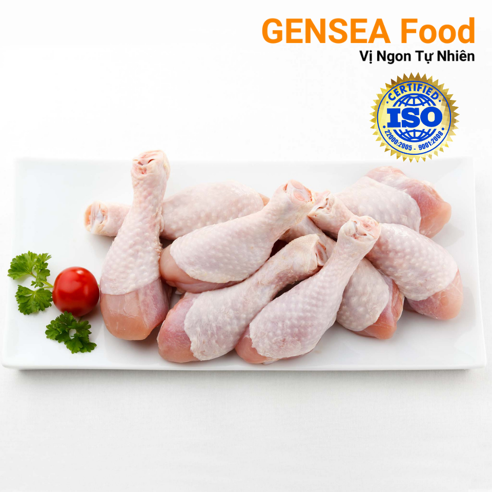 Đùi Tỏi Gà GENSEA Food G5013 Chuẩn ATTP ISO 22000:2018 Được Cấp Đông Nhanh Giữ Thịt Đùi Gà Tươi Ngon Và Giữ 100% Dinh Dưỡng