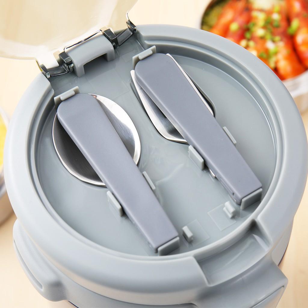 Bộ hộp cơm giữ nhiệt Lock&Lock Easy Carry 2L LHC8039 có túi - Hapos