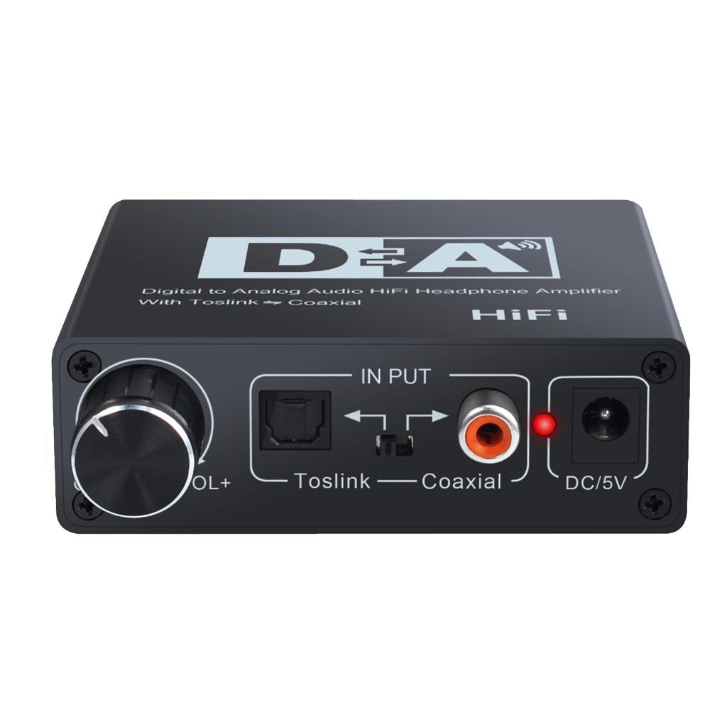 Switch 3.5mm Digital to Analog Audio Adapter Converter EU