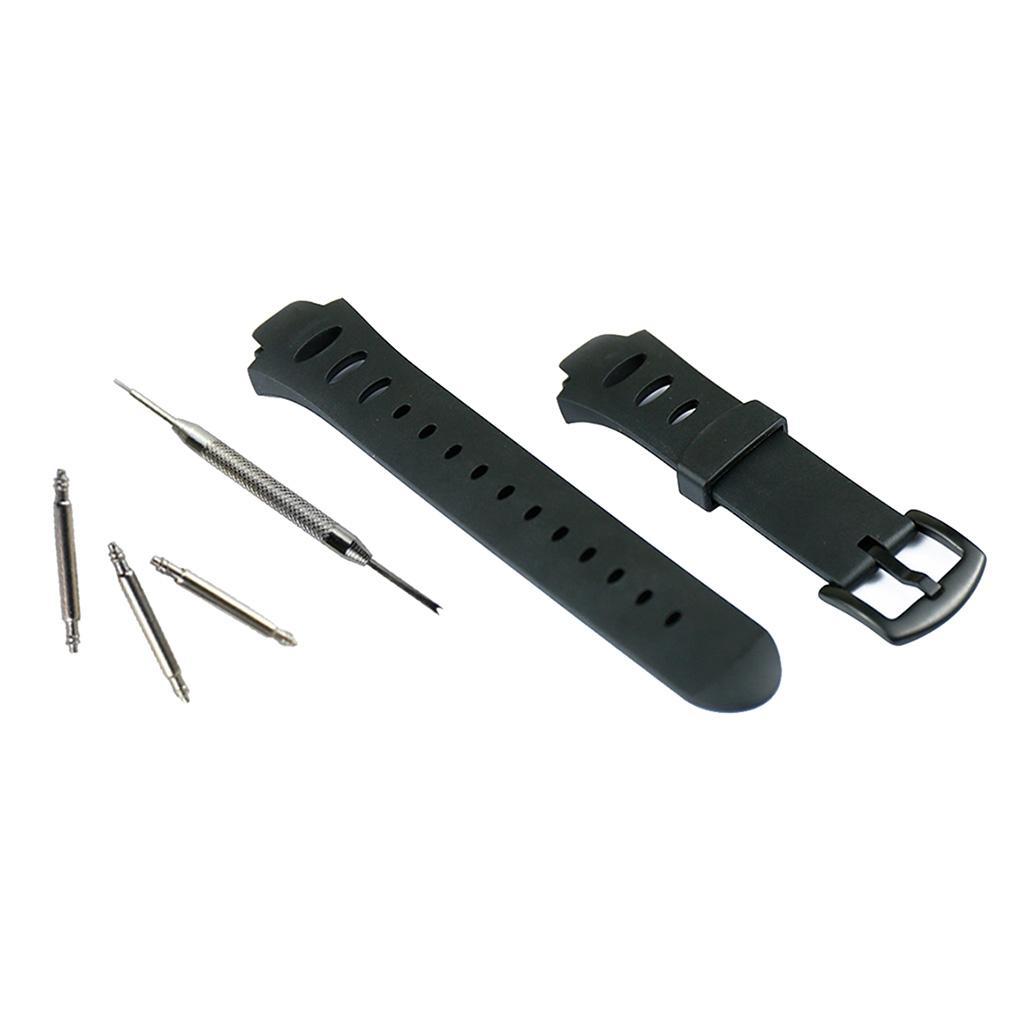 18mm Black Rubber /Strap Replacement For Suunto Observer SR