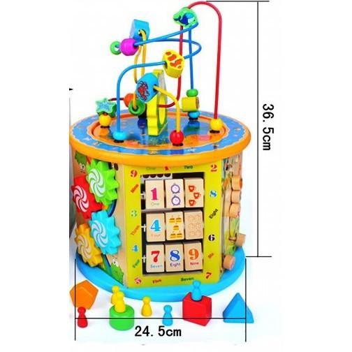 Bộ Luồn Hạt Gỗ Thông Minh 8 Chức Năng (Bản Đặc Biệt)