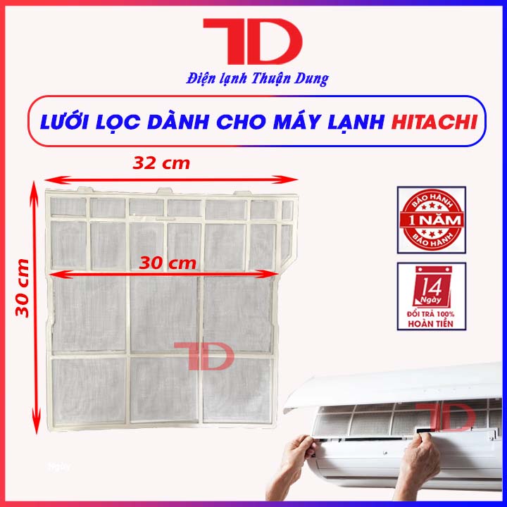 Lưới lọc điều hoà không khí dành cho máy lạnh Hi tachi. hàng chính hãng  - Điện Lạnh Thuận Dung