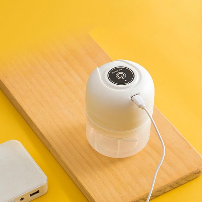 Máy Xay Thực Phẩm Cầm Tay Đa Năng Cổng USB - Dụng Cụ Xay Nghiền Tỏi Ớt Sạc Pin