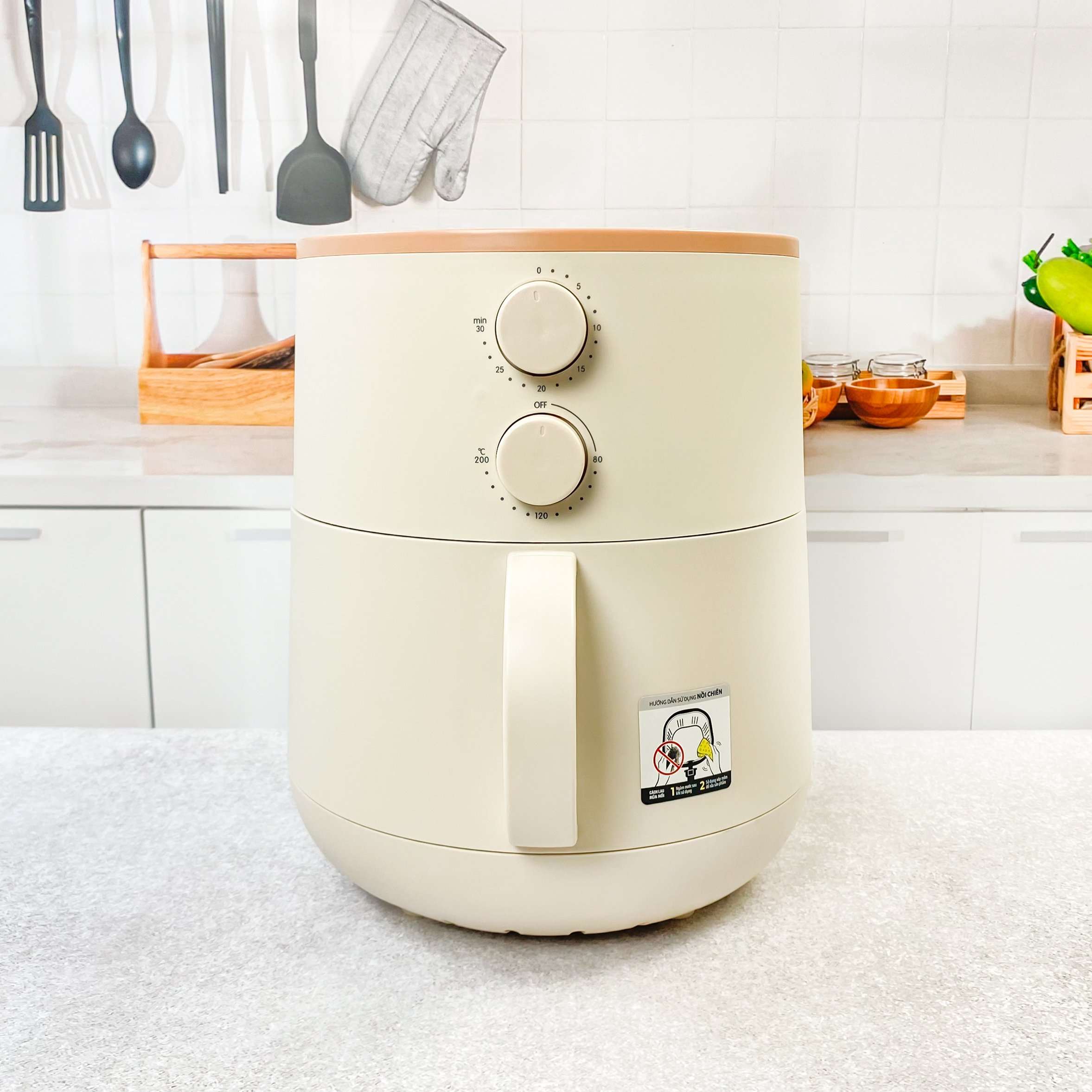 Nồi chiên không dầu Lock&Lock Mechanical Air Fryer EJF179 (5,5L) - Hàng Chính Hãng