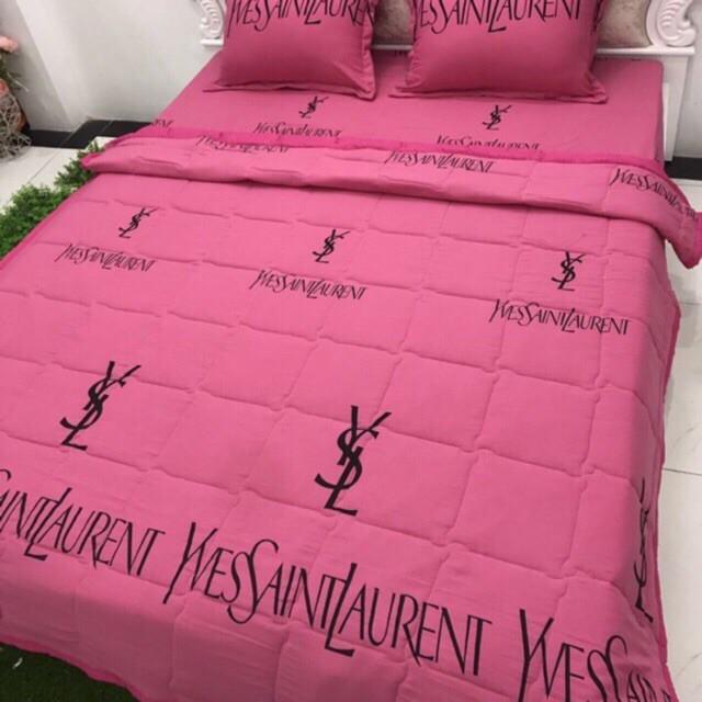 Trọn Bộ Chăn Ga Gối Cotton Hàn Quốc PLX27 Gosan Bedding dễ giặt máy không xù ưa nhìn dễ phối màu