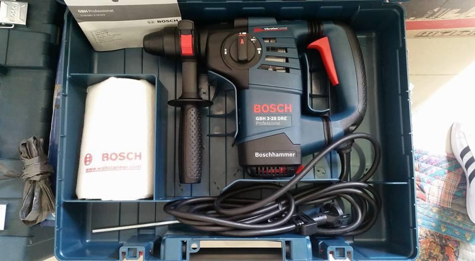 MÁY KHOAN BÚA 800W 3,5J BOSCH GBH 3-28 DRE - HÀNG CHÍNH HÃNG