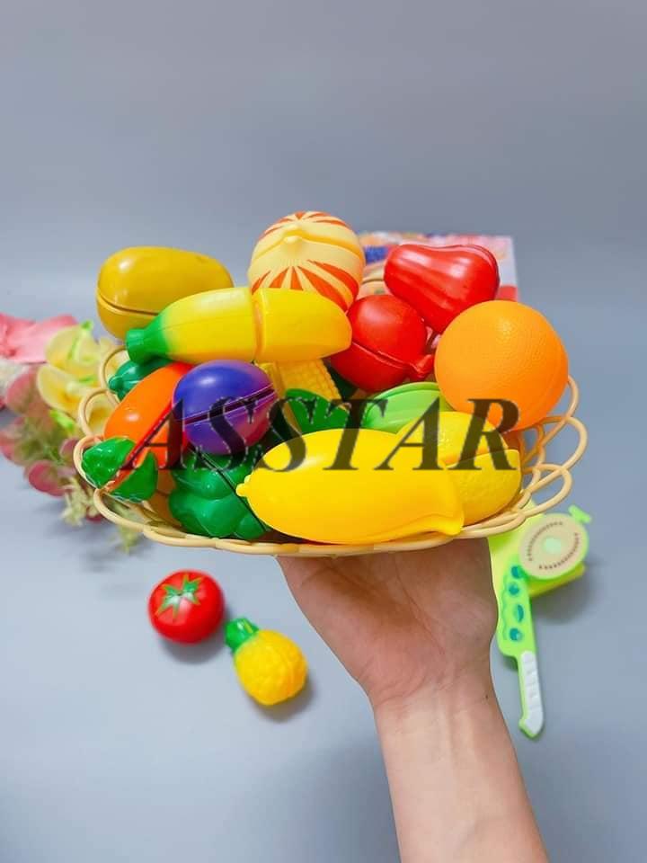 Đồ Chơi Cắt Hoa Quả Cho Bé, Bộ 43 Chi Tiết, Đồ Chơi Trẻ Em, Quà Tặng Sinh Nhật Cho Bé