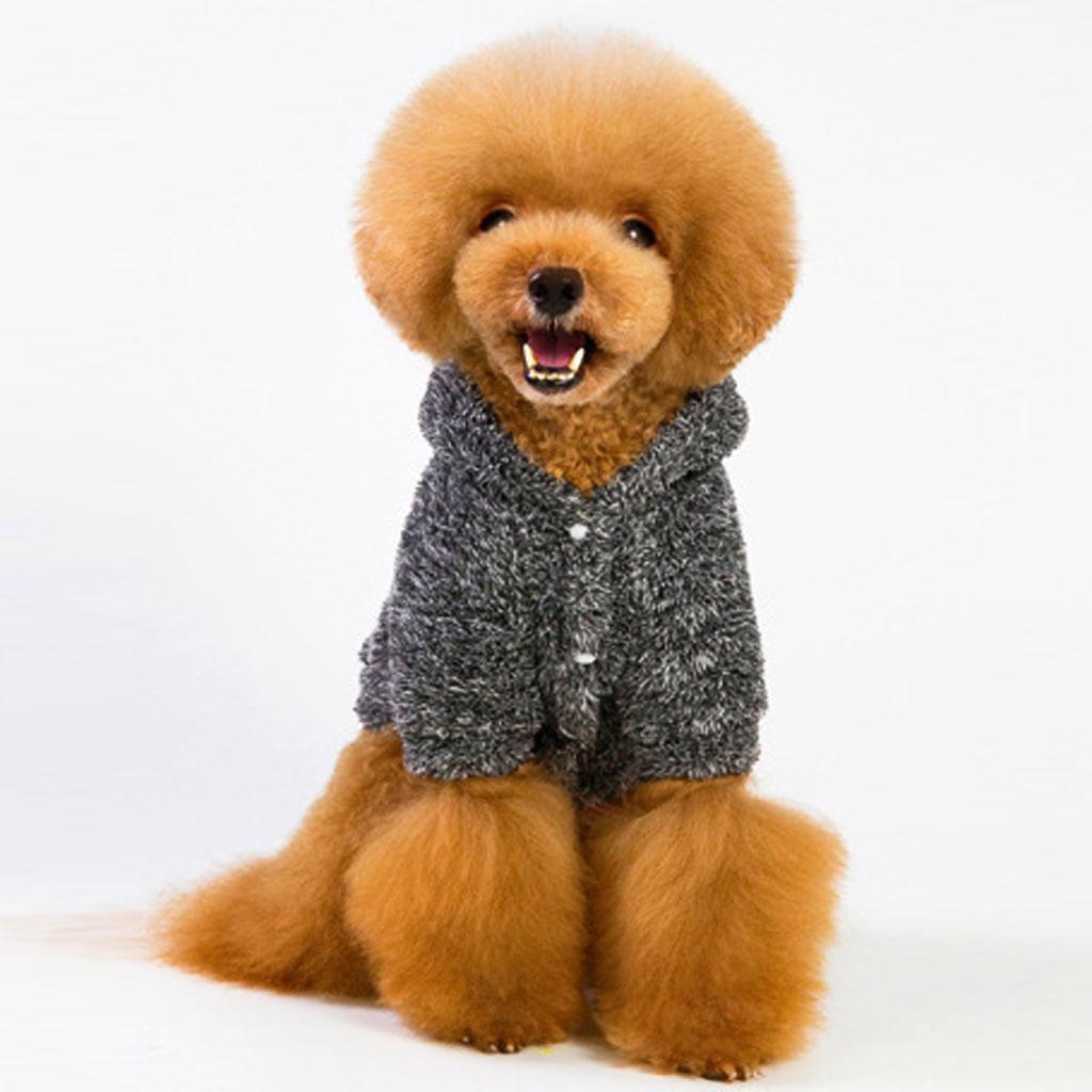 Coral Fleece Clothes Lazy Bear Dress Up Black Hoodie Dog Costume