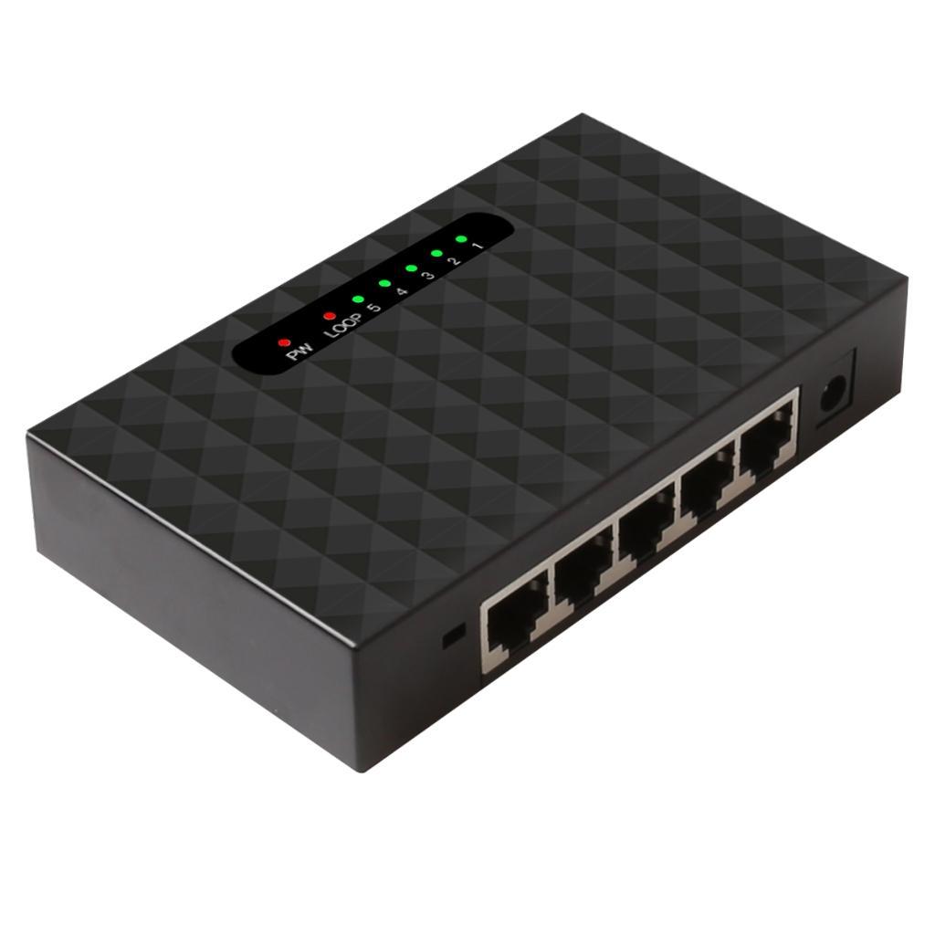 5-Port 10/100/1000Mbps Gigabit Desktop Ethernet Network Switch