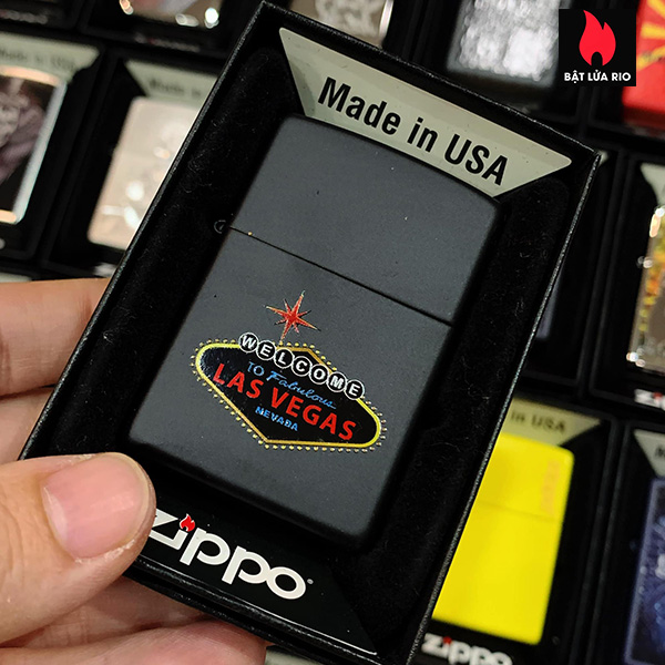 Bật Lửa Zippo 218 Welcome To Las Vegas