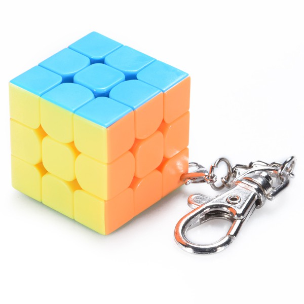 Móc Khóa Rubik 3x3 Xoay Được Khối Lập  Phương Rubik 3 Tầng ( giao hàng ngẫu nhiên)