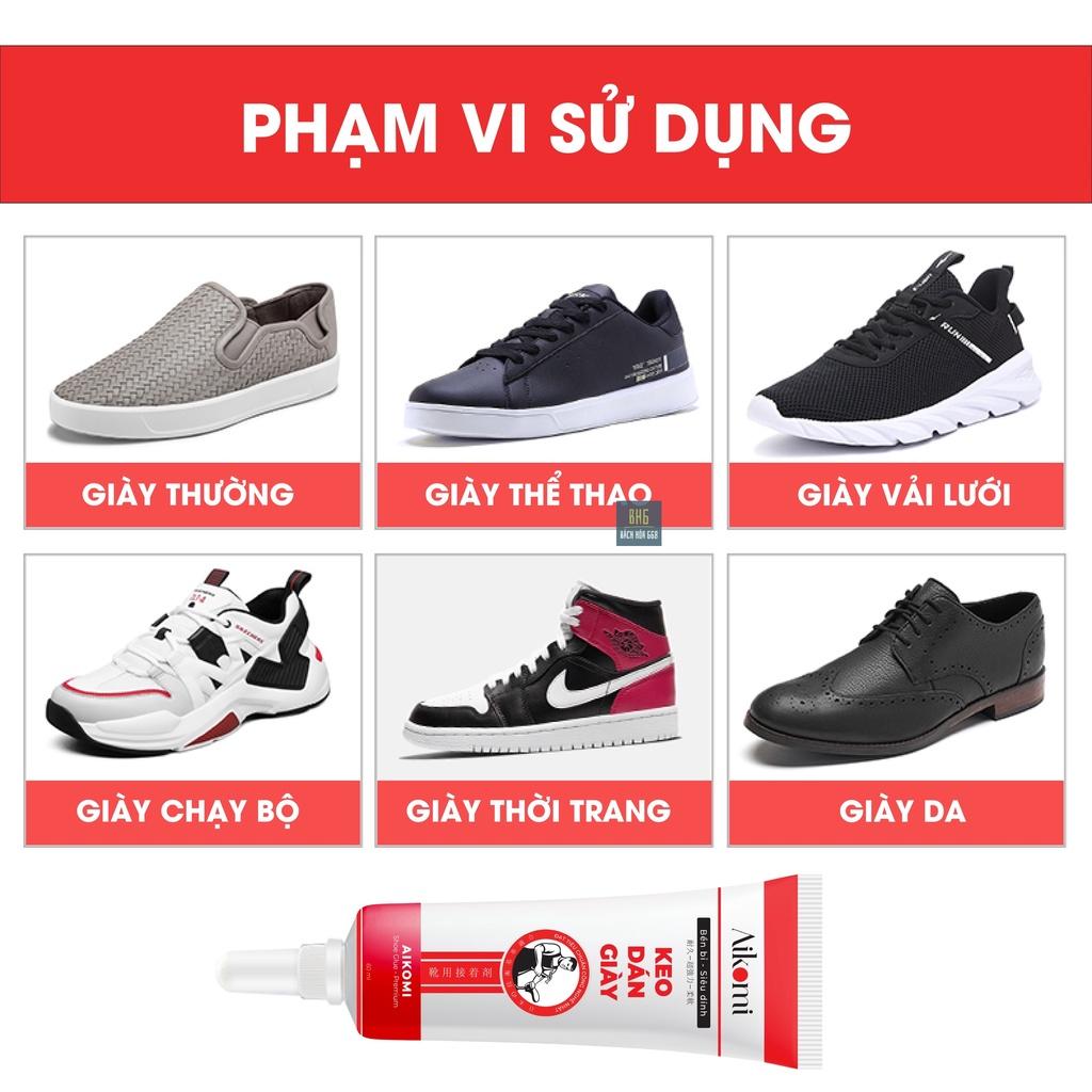 Keo dán giày Nhật Bản trong suốt siêu dính Akomi 60ml