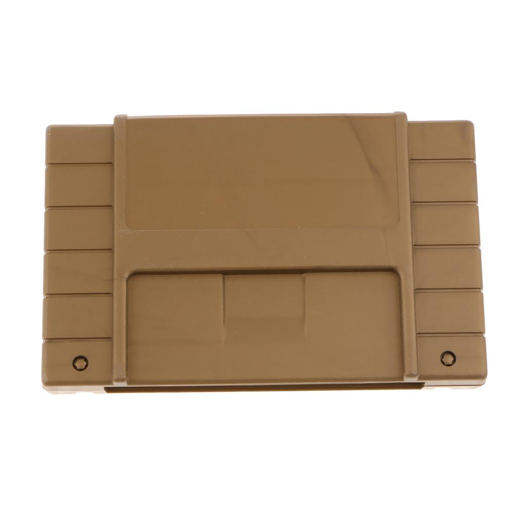 Video Game Replaceable Plastic Cassette Shell Box Cover for Super Nintendo Entertainment System