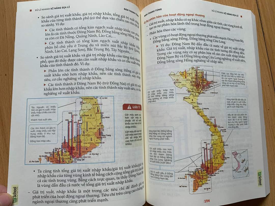 Xử lí nhanh kĩ năng Địa lí - Chuyên sâu về biểu đồ, bảng số liệu, khai thác Atlat Địa lí Việt Nam