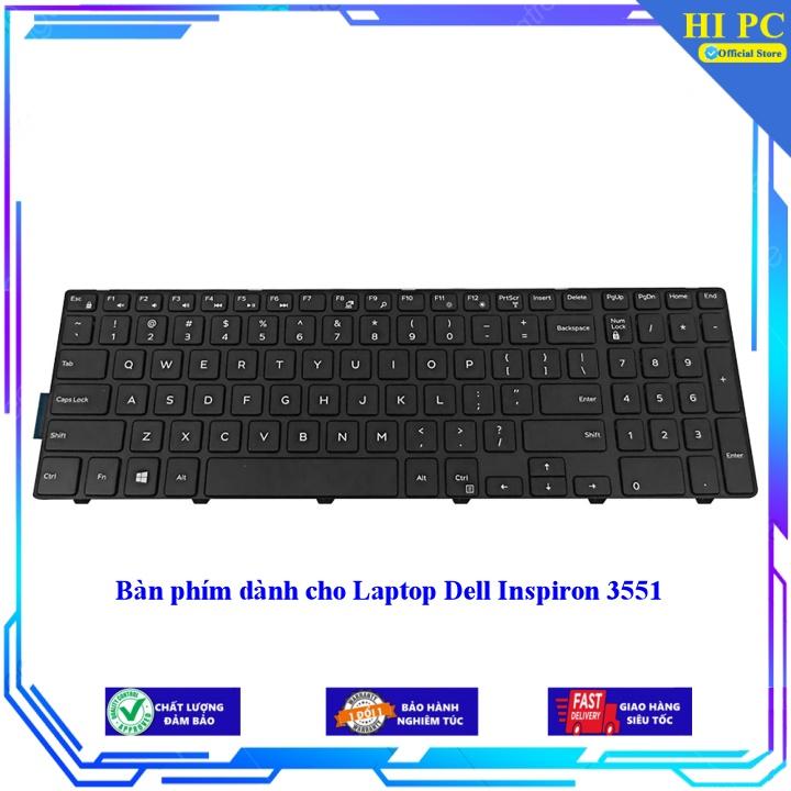 Bàn phím dành cho Laptop Dell Inspiron 3551 - Hàng Nhập Khẩu