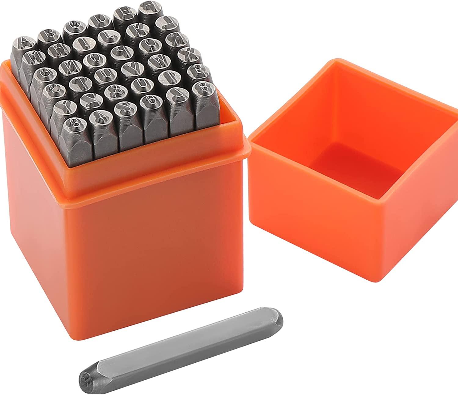36 mảnh và hình để tấn công, chữ kim loại 3 mm, chữ A-Z và 0-9 để tấn công kim loại, con số để tấn công để dập kim loại, nhựa, gỗ, da