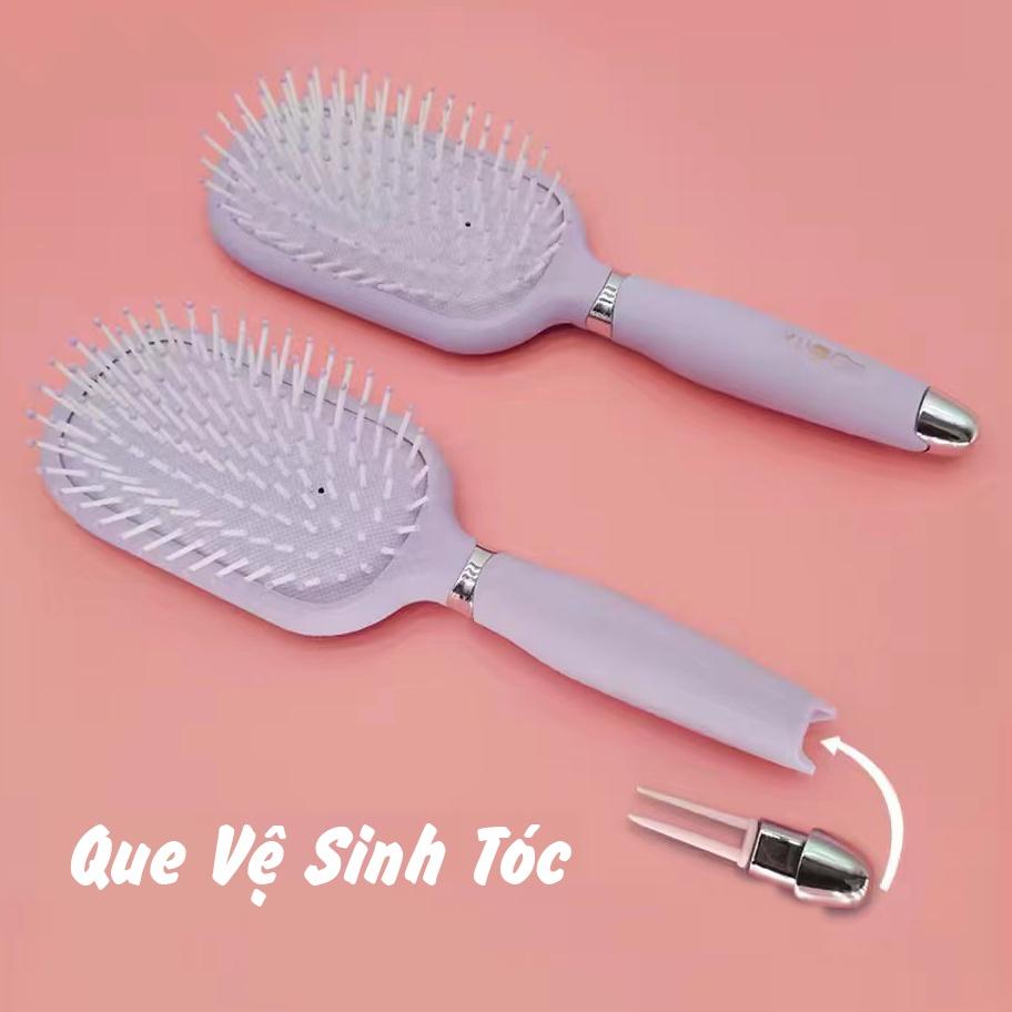 Lược Chải Gỡ Rối Tóc, Massage Da Đầu YueGe Hình Thú Hồng - MP176