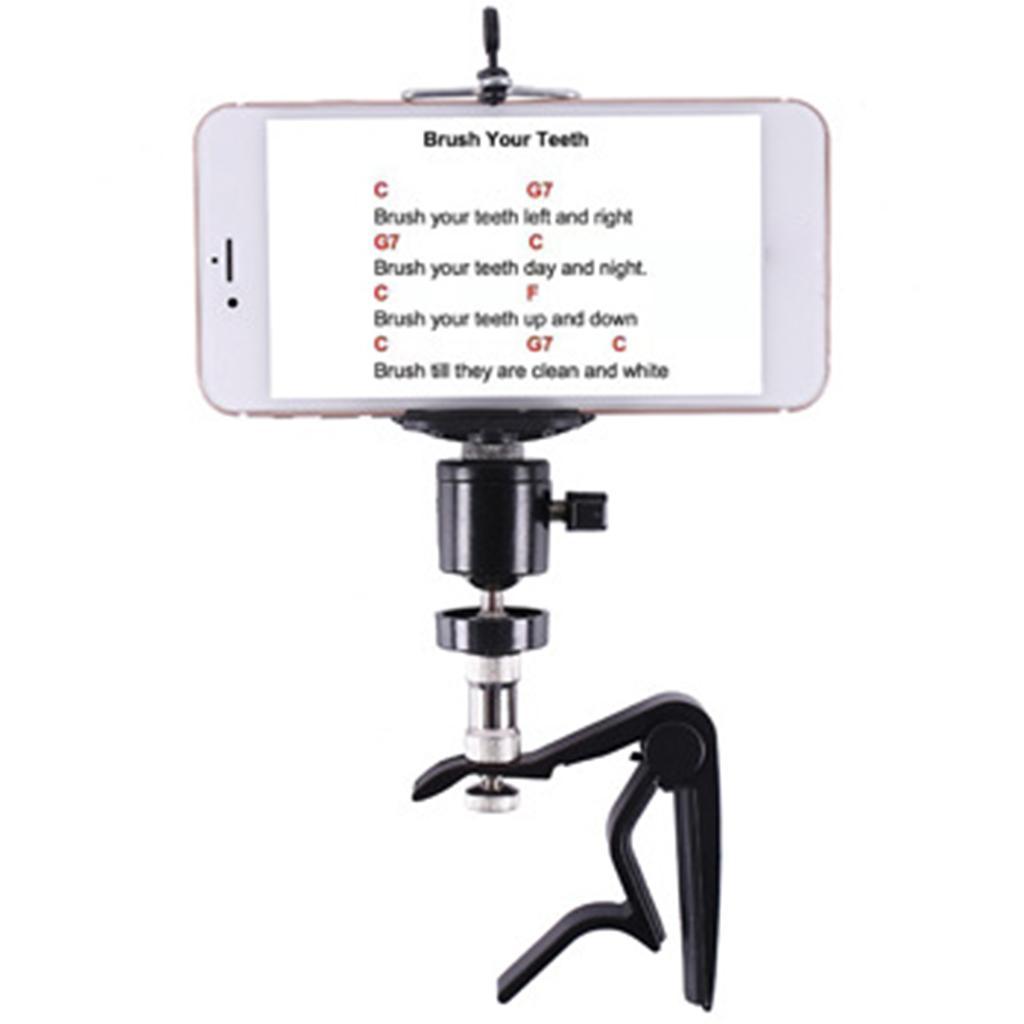 Guitar Phone Mount Headstock Neck Clamp Instrument Parts Guitar  for Gift