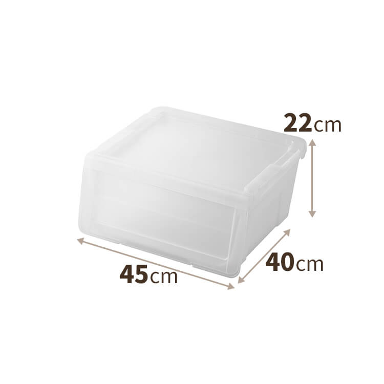 TENMA Hộp Nhựa Đựng Đồ Dung Tích Lớn Nắp Trượt Kabako, JAPAN QUALITY, Xếp Chồng 4 Tầng